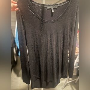 Women’s Long Sleeve Leopard Top